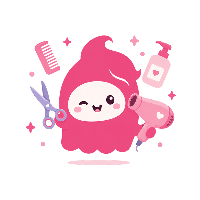 VanStyle mascot with beauty icons